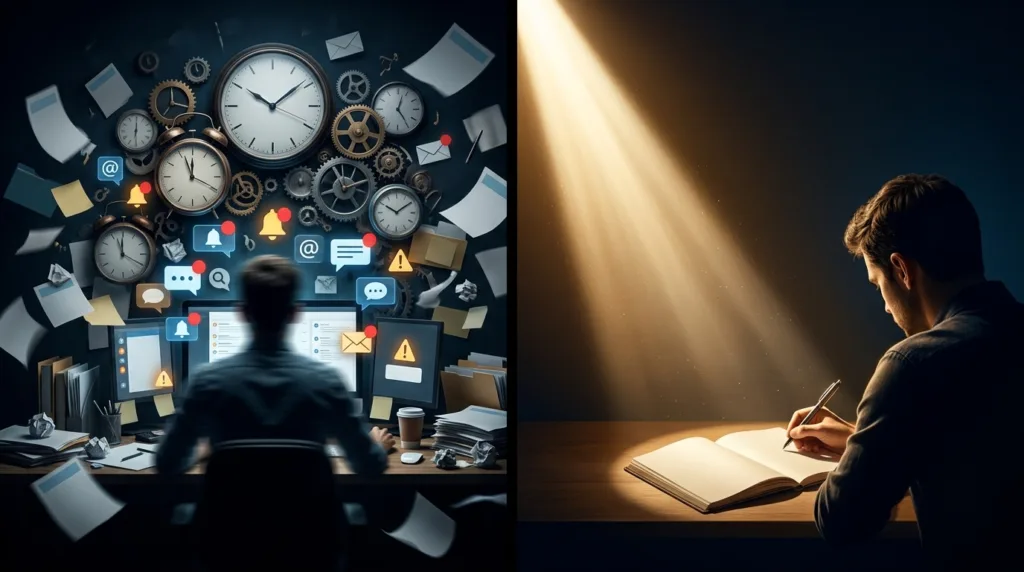 La diferencia entre estar ocupado y estar enfocado (y por qué importa)