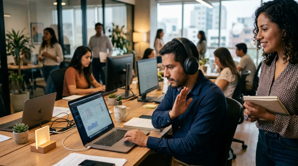 Cómo gestionar las interrupciones de tus compañeros de trabajo o estudio